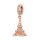 Pandantiv Turnul Eiffel Rose Gold din argint
