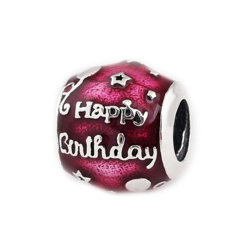 Talisman bilă "Happy Birthday"