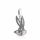 Pandantiv Bugs Bunny din argint