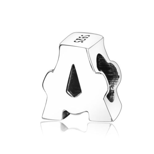 Talisman cu litera A din argint