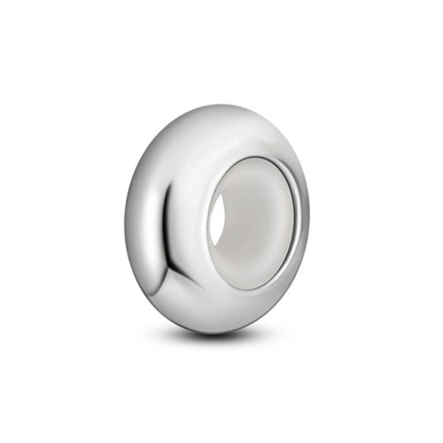 Spacer elegant din argint cu dopuri de silicon