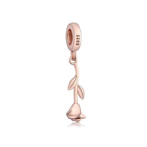 Pandantiv trandafir Rose Gold din argint