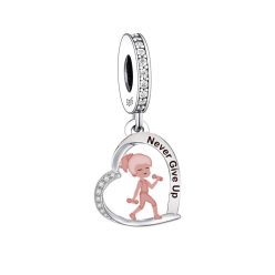   Pandantiv "Nu renunța niciodată la antrenament" din argint