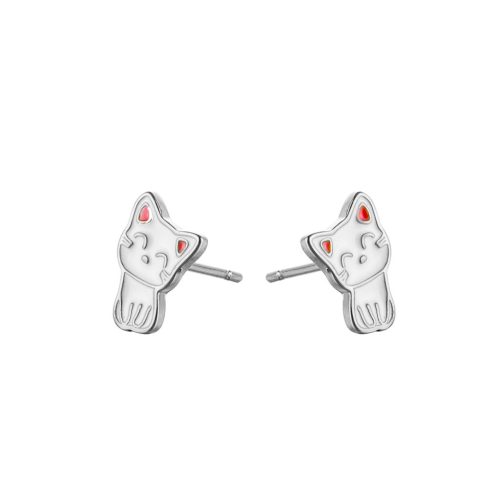 Cercei pisică din argint