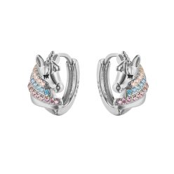 Cercei unicorn din argint