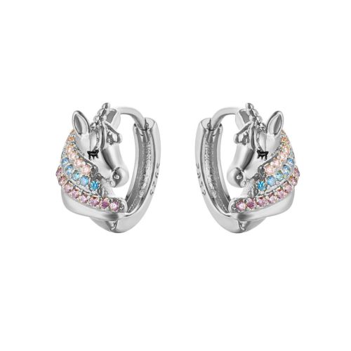 Cercei unicorn din argint