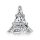 Talisman Turnul Eiffel din argint