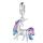Talisman unicorn din argint