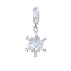 Talisman floare de gheață din argint
