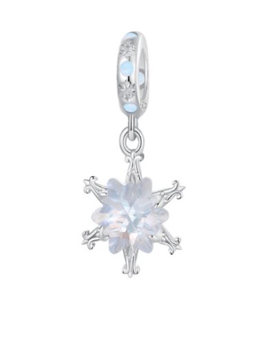 Talisman floare de gheață din argint