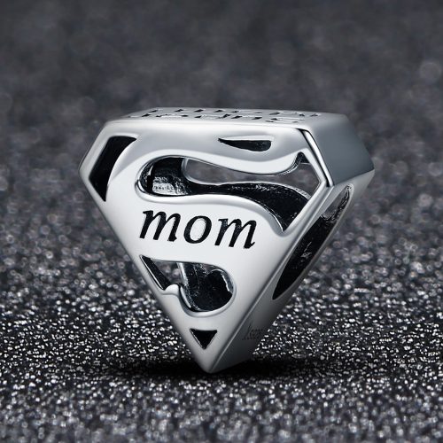Talisman "Super Mom" din argint