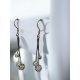 Cercei din argint „Cascada de Bile Sclipitoare”